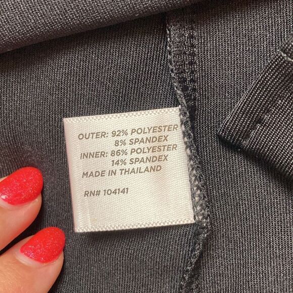 Lady Hagen Core Swing Knit Skort- Golf Active Tennis Skirt in Black - Picture 7 of 12